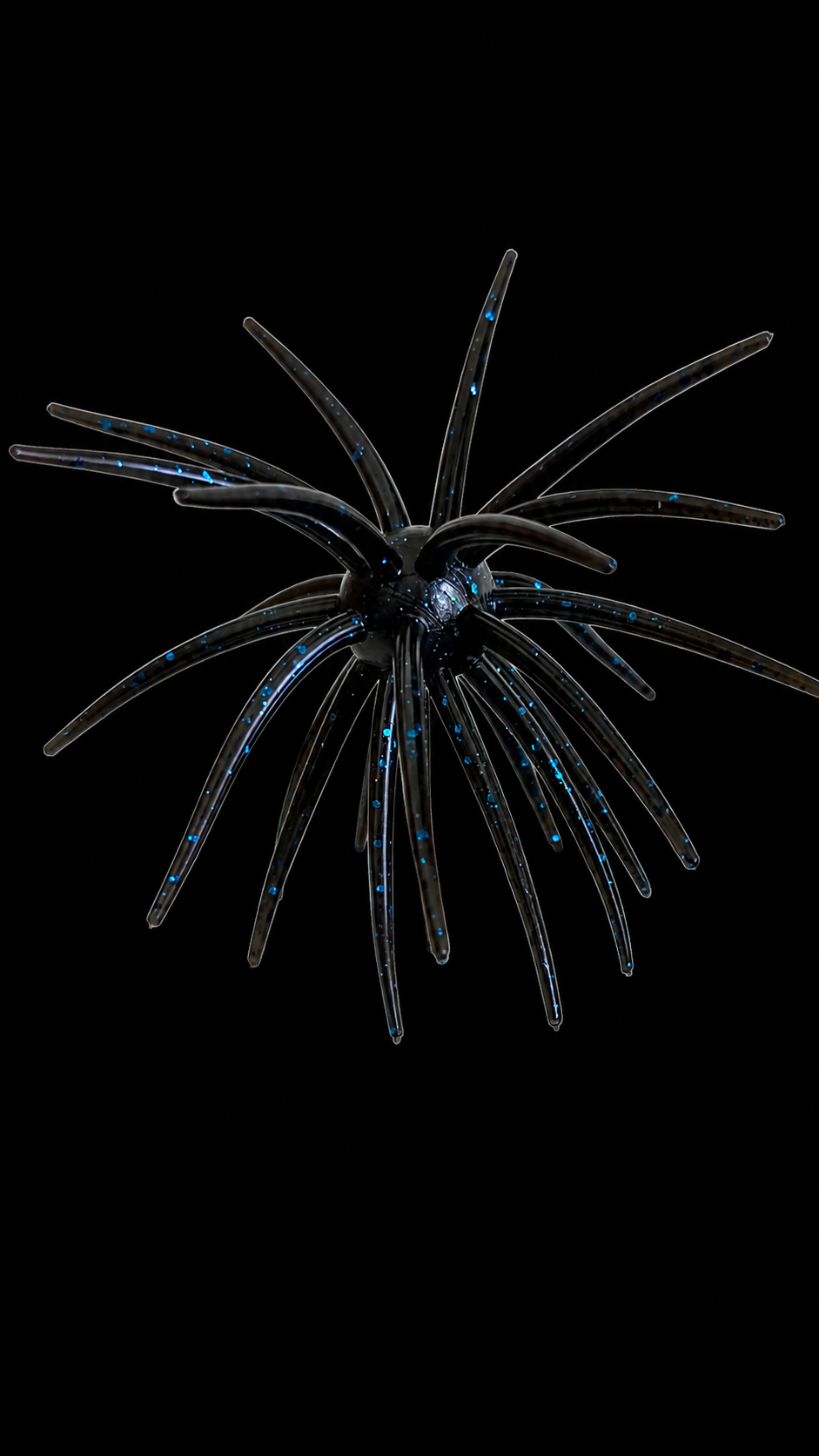 Texas Tumbleweed 20mm- Black & Blue flake