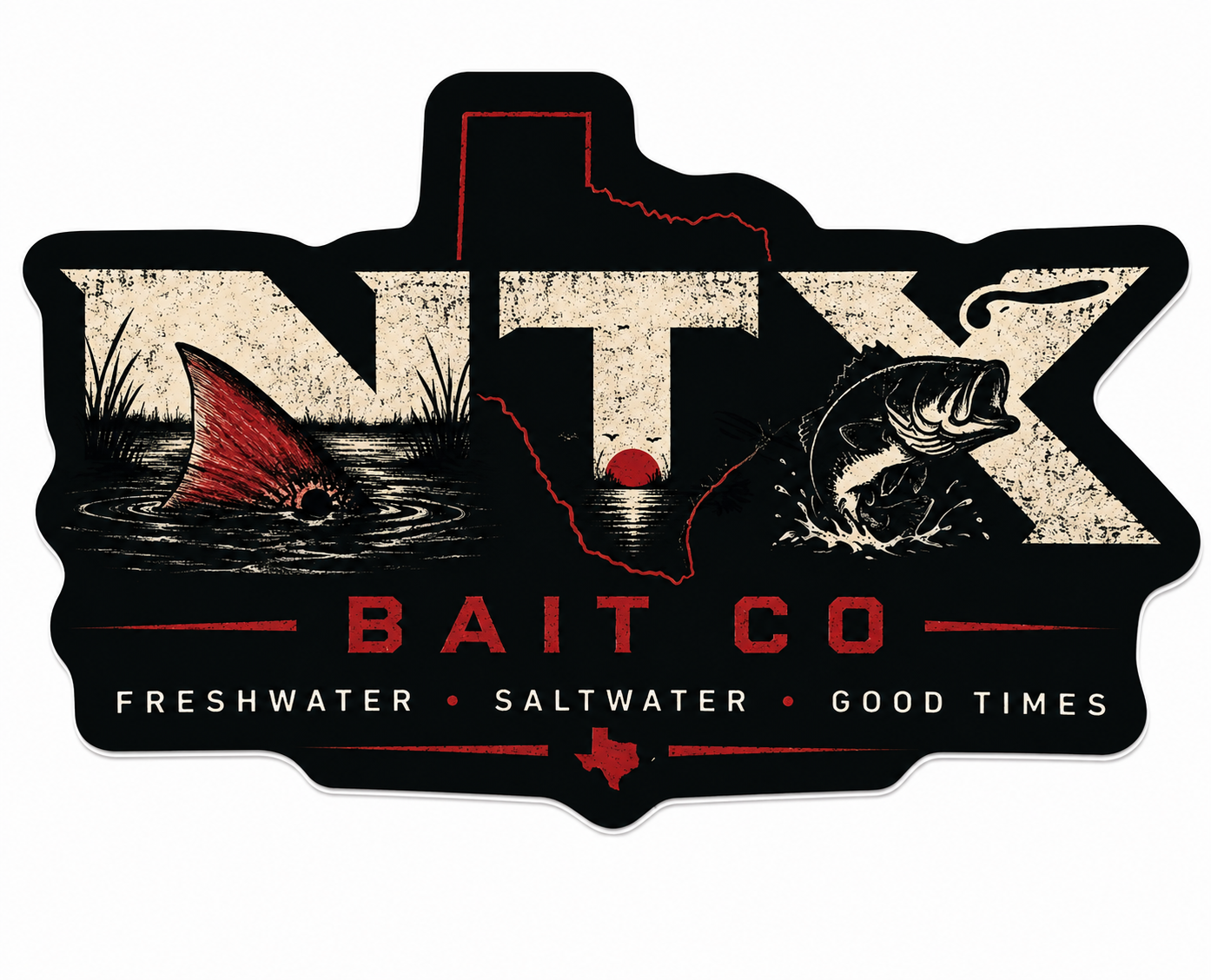 NTX Logo Sticker 3"