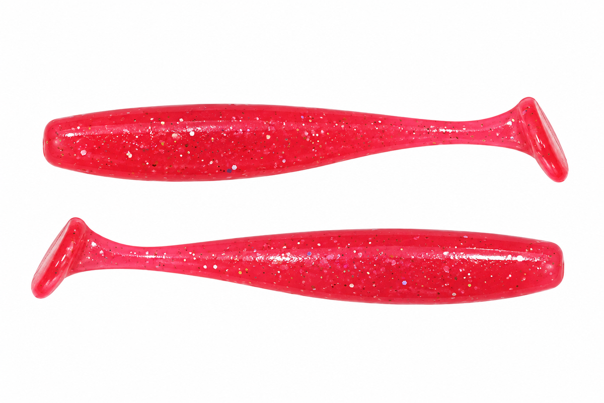 3.5" Smooth Paddle Tail- Hot Pink