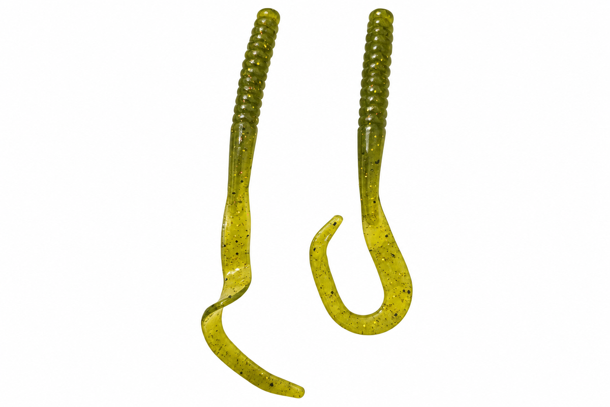 7” Ribbon tail- Watermelon Red Flake (8pk)